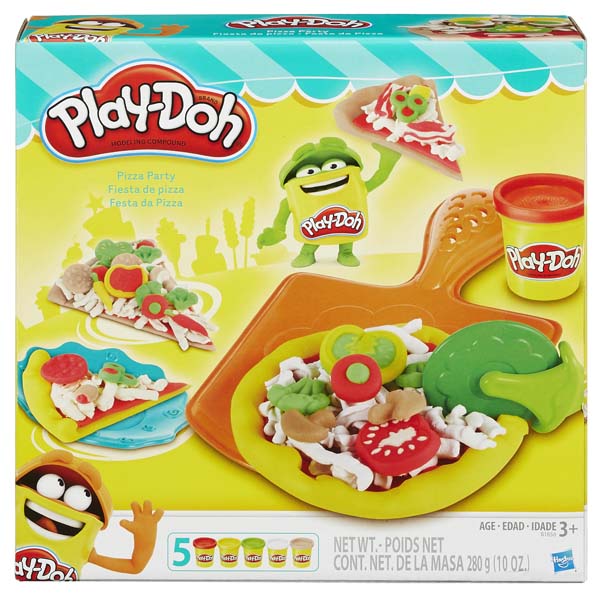 Bộ đất nặn bé tập làm bánh pizza – Play doh Pizza party