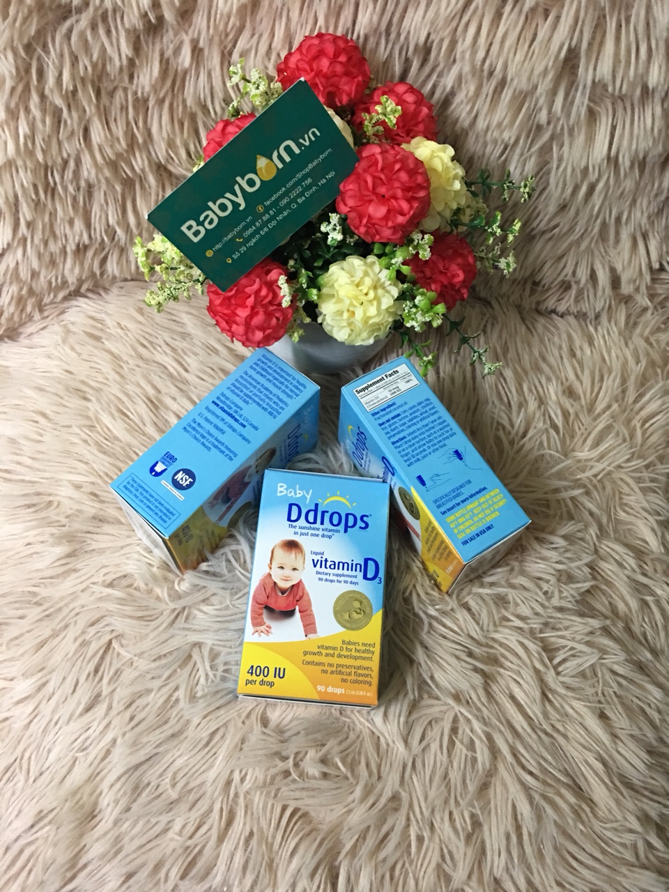 Vitamin D cho bé Baby Drops(90 giọt)