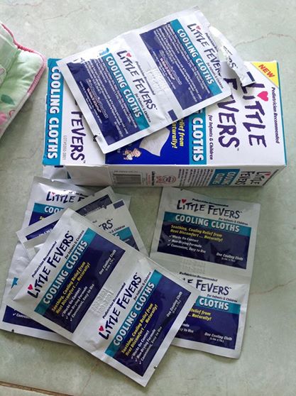 Khăn lau hạ sốt Little Fevers Cooling Cloths 