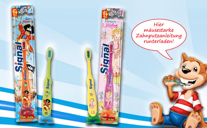 Bàn chải đánh răng cho bé Signail kid