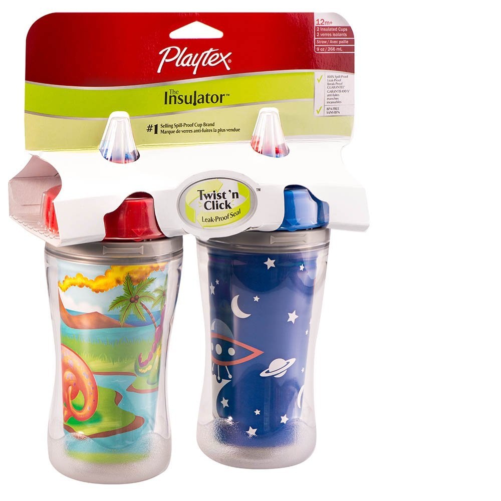 Bình uống nước giữ nhiệt cho bé Twist 'n Click Straw