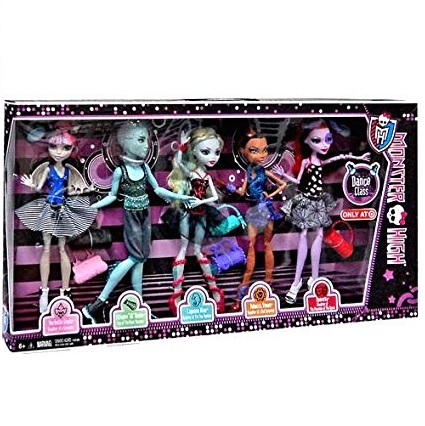 Bộ 5 búp bê quái vật Rochelle Goyle, Gil Webber, Robecca Steam, Lagoona Blue, and Operetta