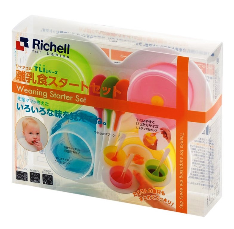 Bộ ăn dặm khởi đầu cho bé  Richell
