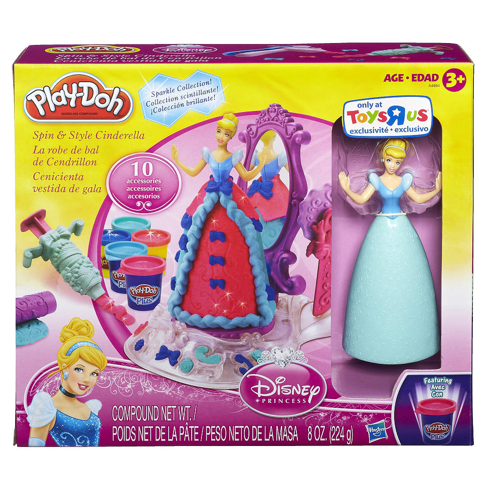 Bộ bột nặn công chúa lọ lem Play-Doh Spin and Style Cinderella