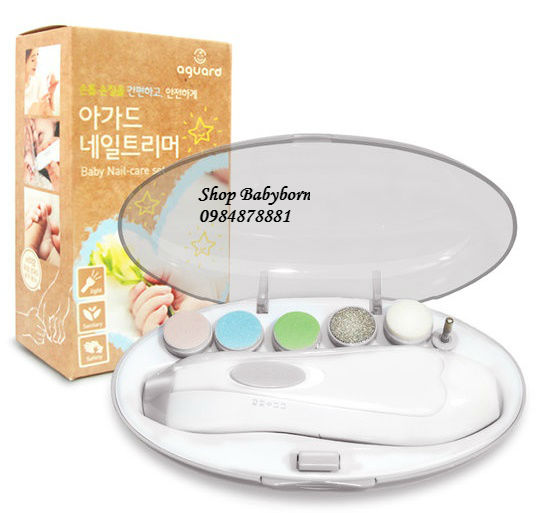 Bộ cắt mài móng tay cho bé Aguard Hàn Quốc