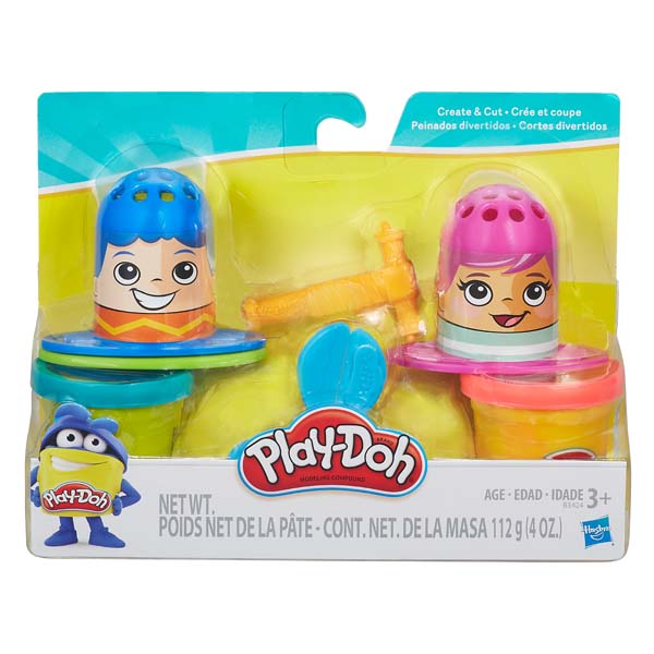 Bộ đất nặn Đám cưới làm tóc cô dâu chú rể Play-doh Wedding make hair Kids toys