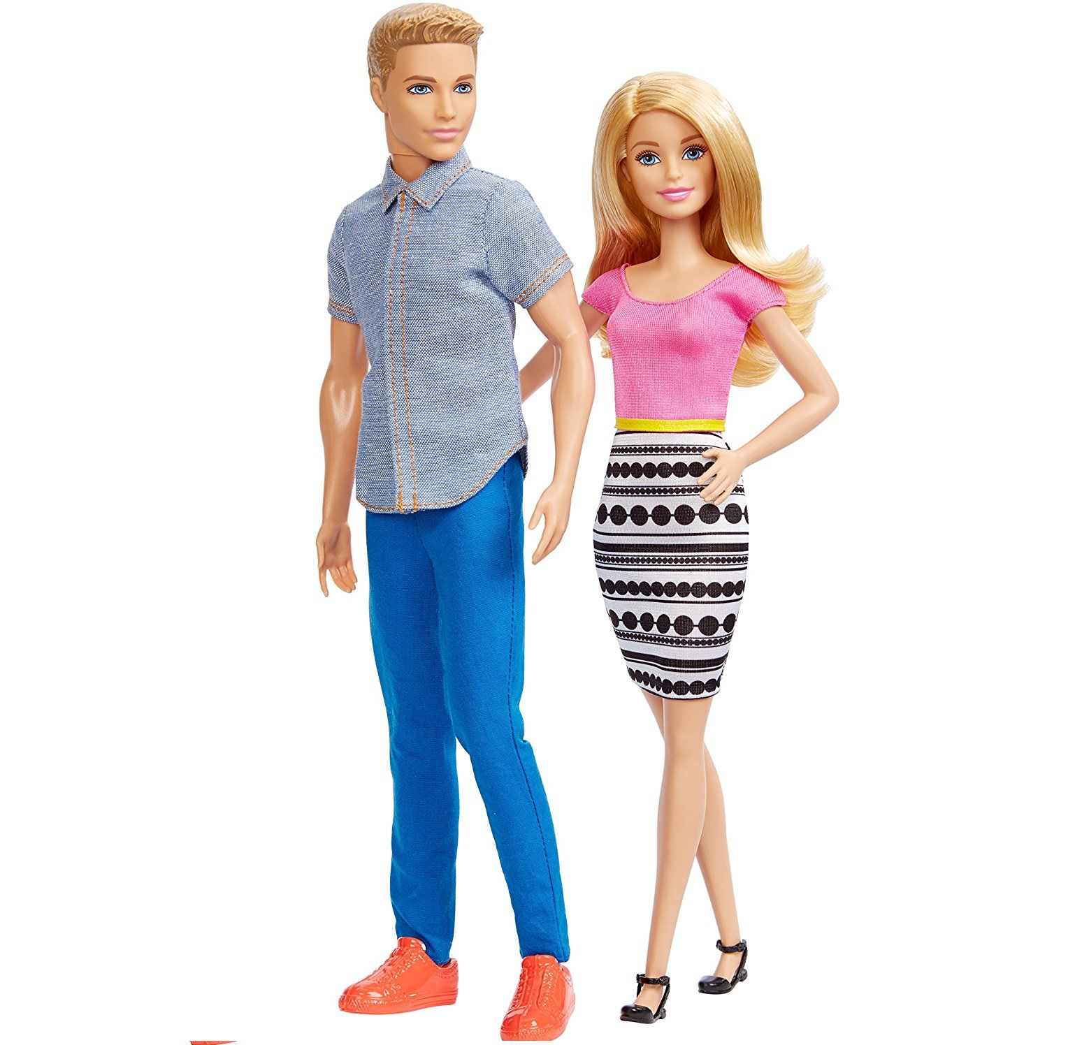Bộ đồ chơi cặp đôi búp bê Barbie và Ken Doll Barbie and Ken Doll 2-pack