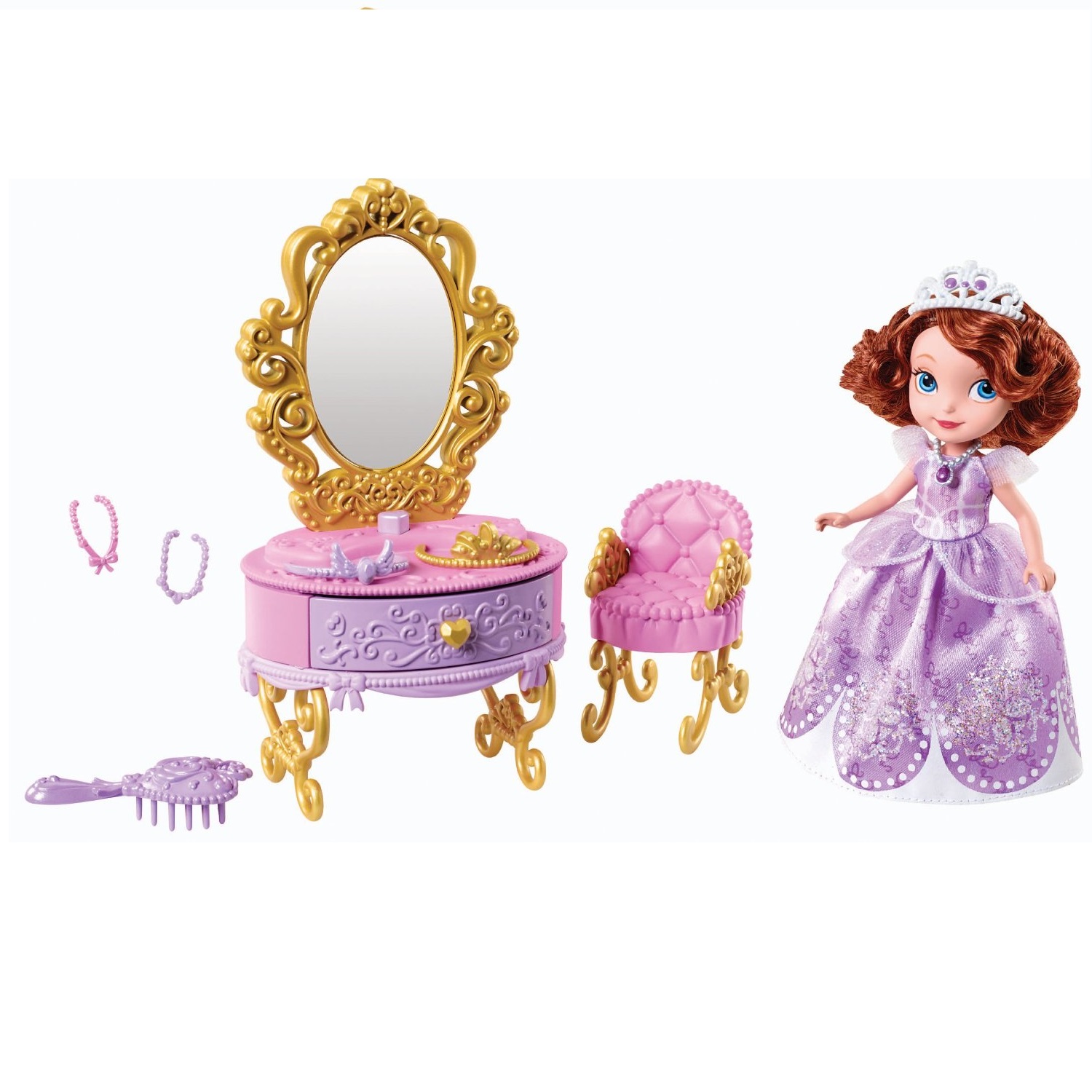 Bộ đồ chơi Công chúa Disney Sofia The First Ready for The Ball Royal Vanity