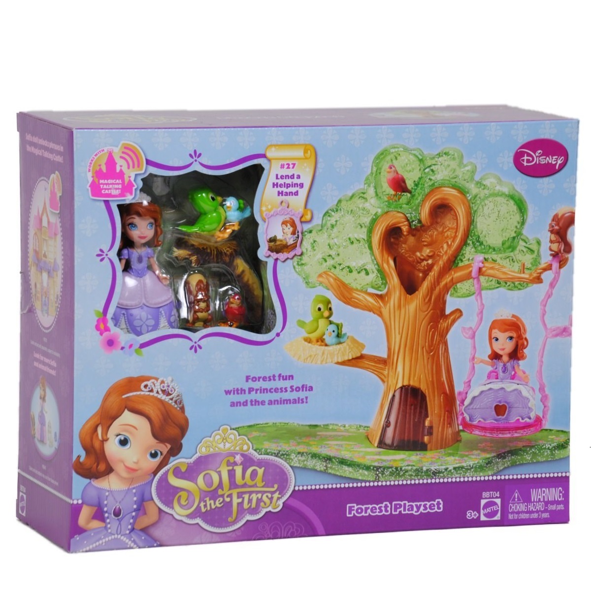 Bộ đồ chơi Khu rừng của nàng công chúa Sofia Disney's Sofia the First Forest Playset Works with Magical Talking Castle