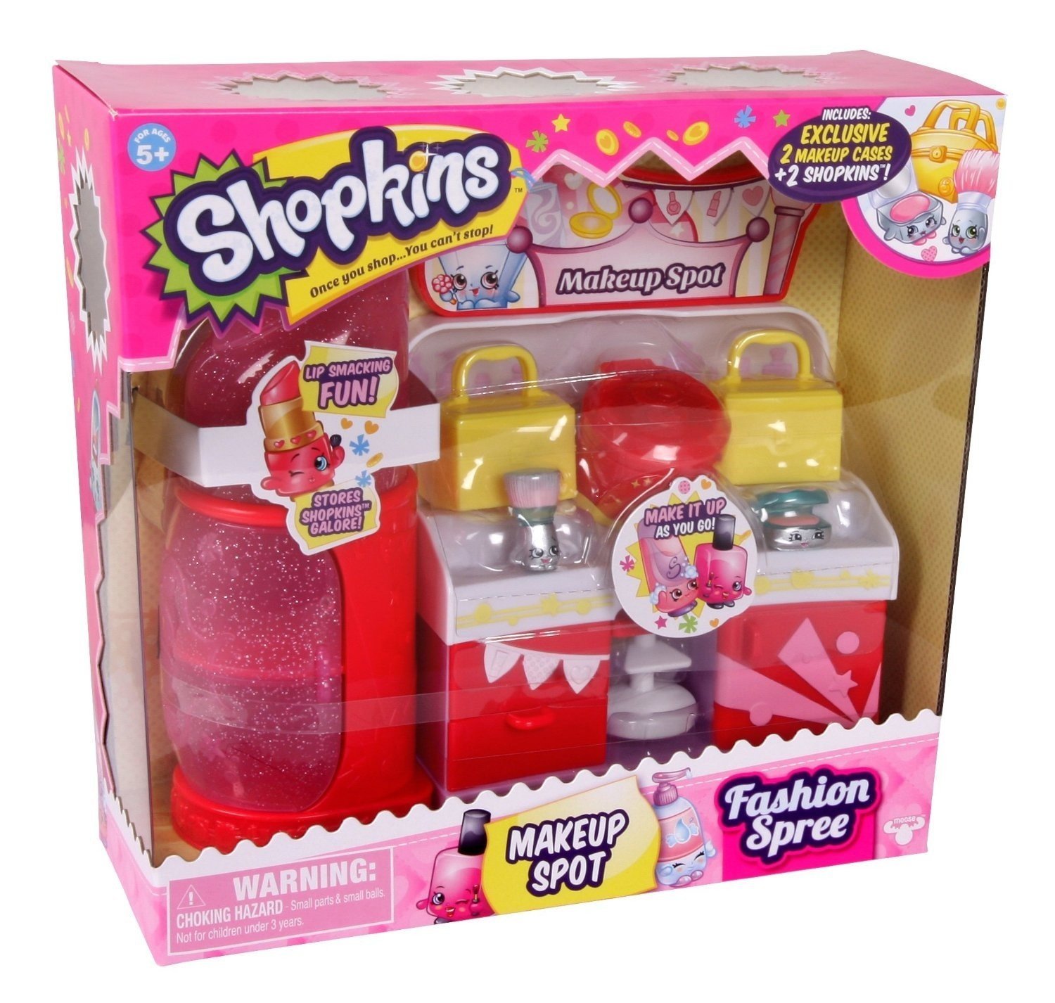 Bộ đồ chơi bàn trang điểm của shopkins Shopkins Style Me Wardrobe Fashion Playset