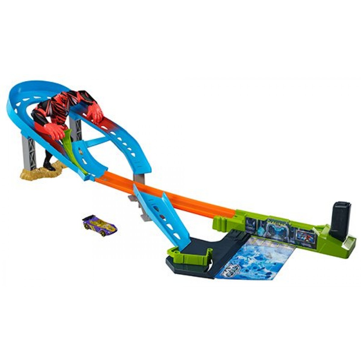 Bộ đồ chơi siêu anh hùng Max Steel - Hot Wheels Max Steel Dredd Trackset