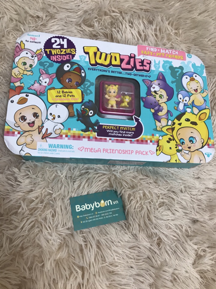 Bộ đồ chơi Twozies Season 1 Mega Friendship Pack 24 Twozies Insides cho bé