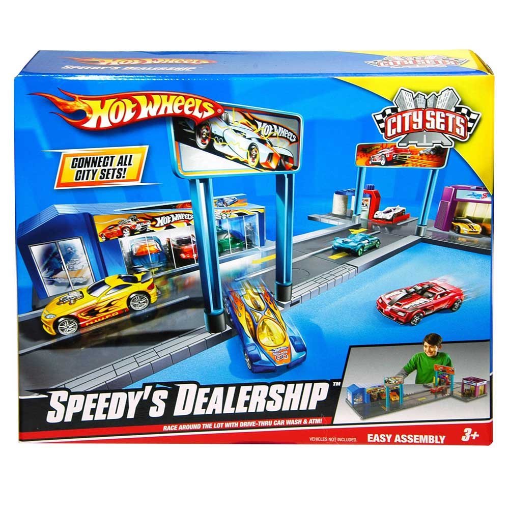 Bộ mô hình trạm xe Hot Wheels Speedy