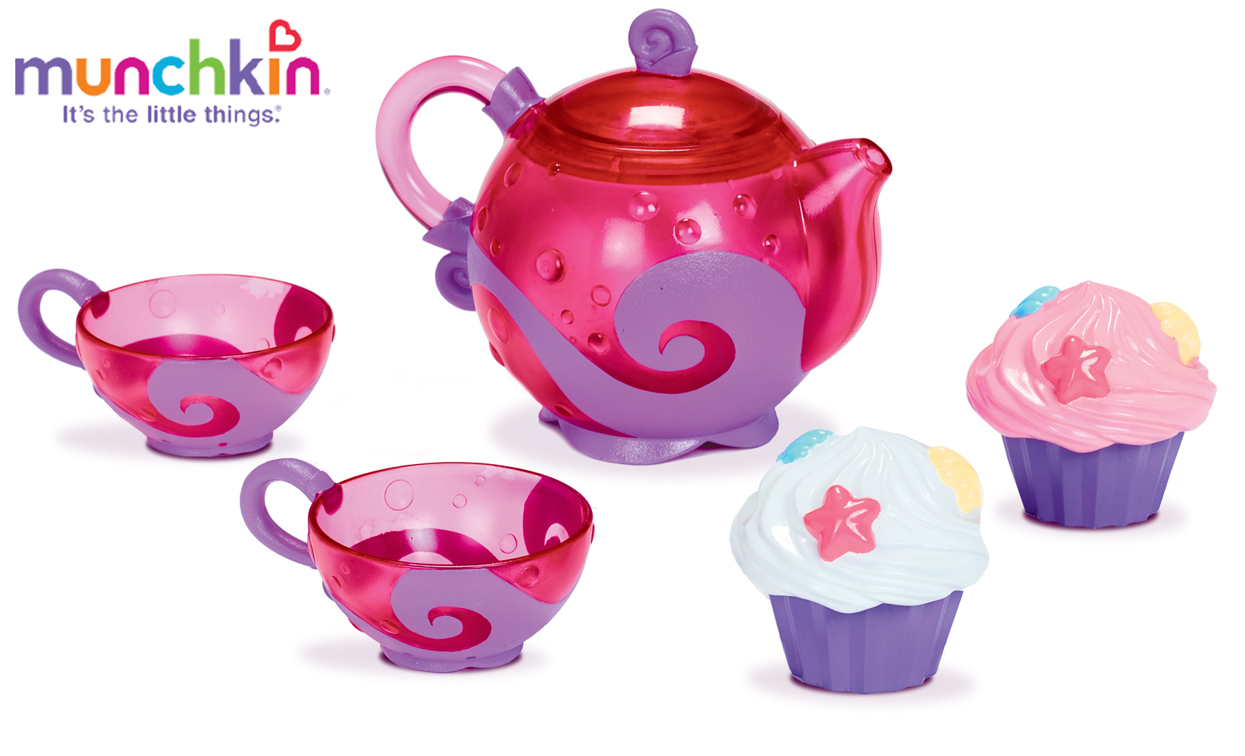 Bộ tiệc trà Munchkin trong nhà tắm