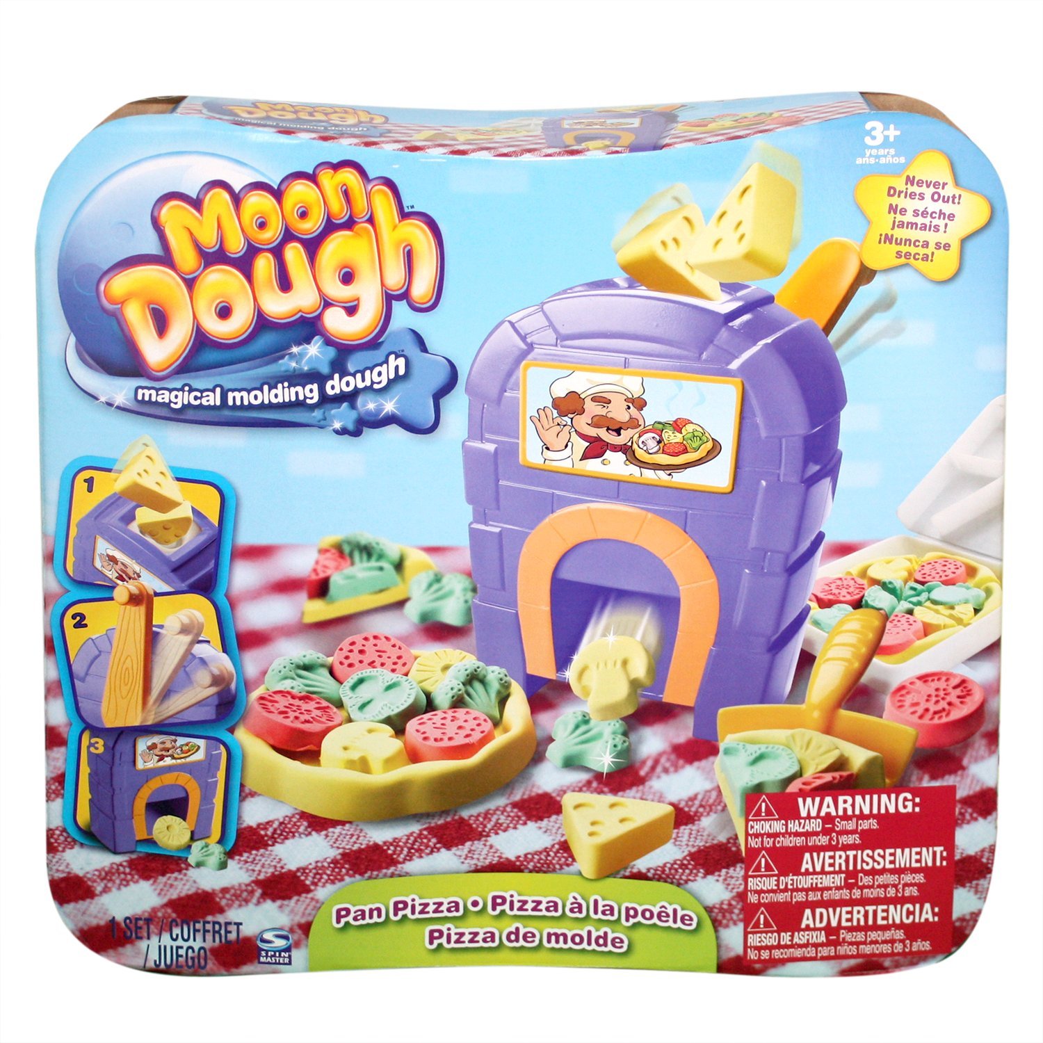 Bột nặn làm bánh Pizza Moon Dough - Pizza Shop