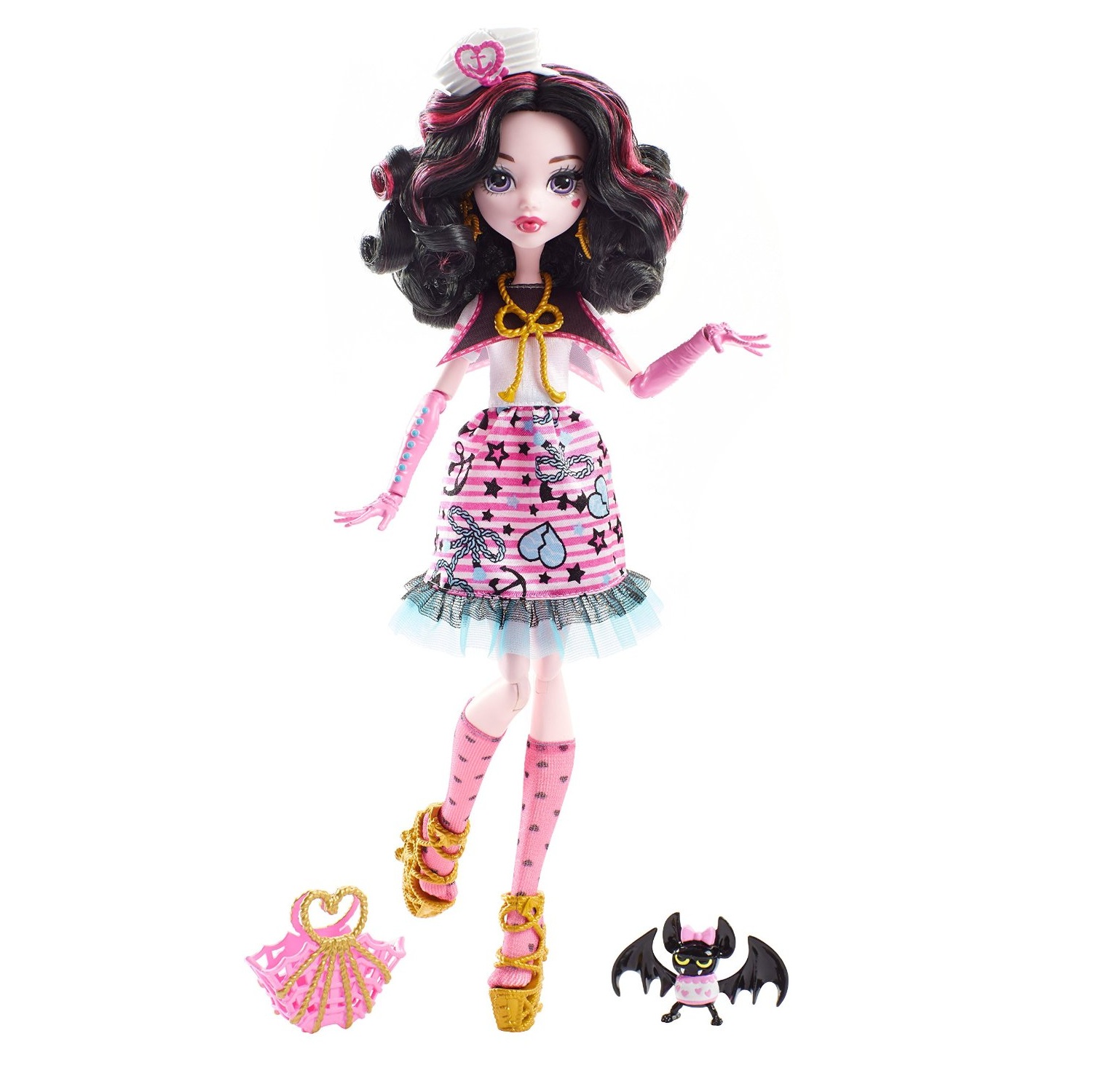 Búp bê ma ca rồng tiếng thét đắm - Monster High Shriekwrecked Nautical Ghouls Draculaura Doll