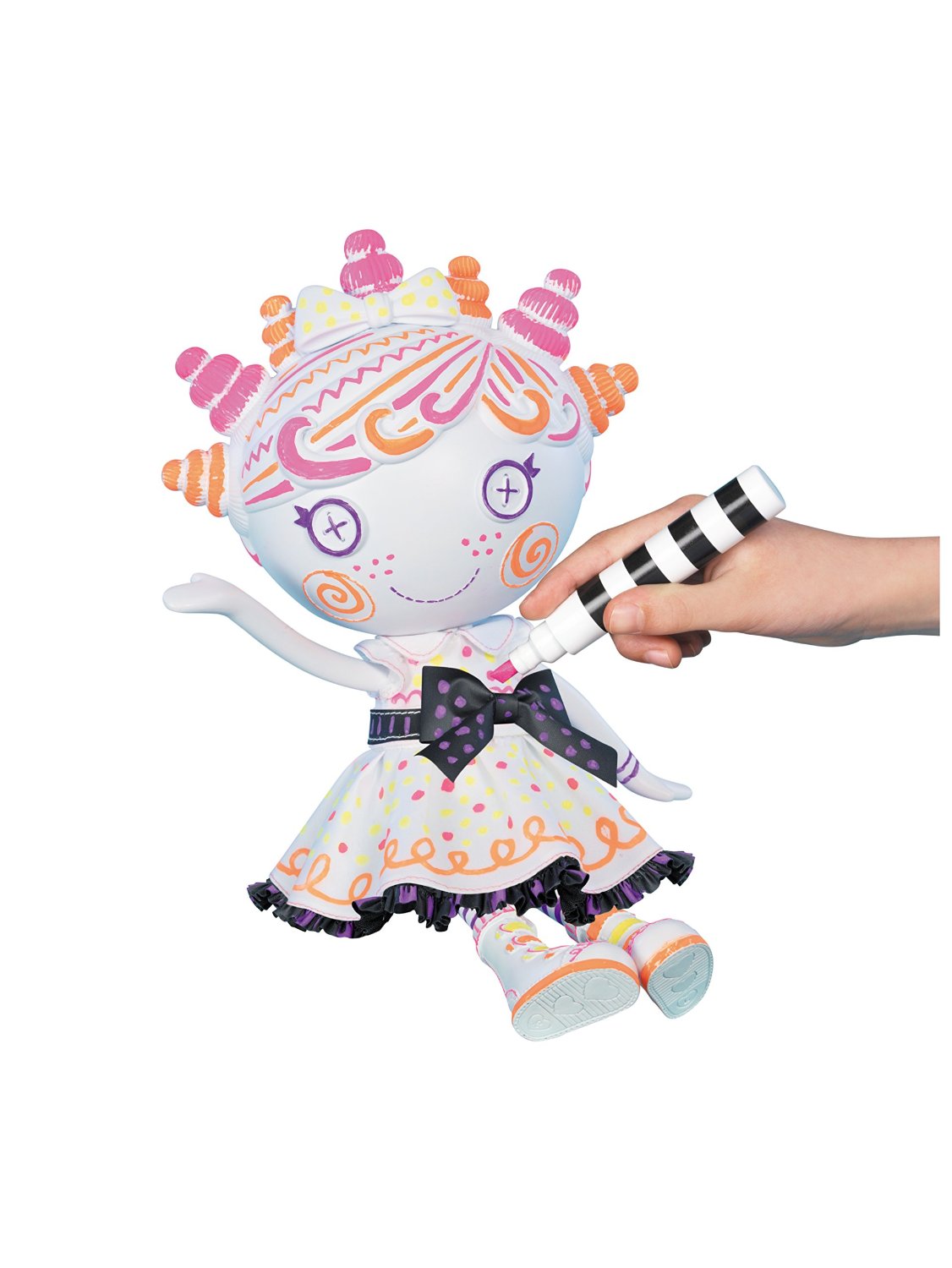 Búp bê màu vẽ Lalaloopsy Color Me da trắng