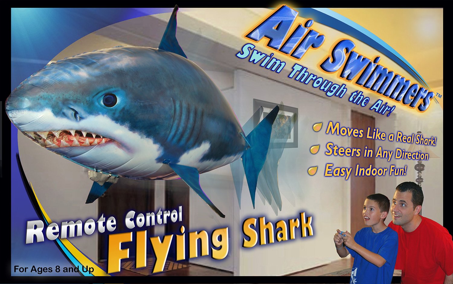 Cá mập bay điều khiển từ xa Air Swimmers Remote Control Flying Shark