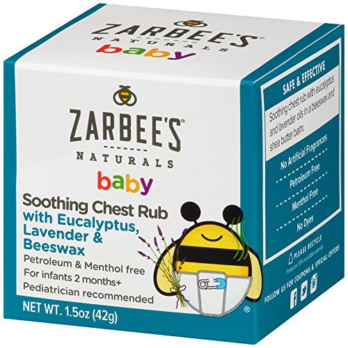 Dầu Bôi Ấm Ngực Zarbee’s Naturals Baby Soothing Chest Rub Cho Bé Từ 2 Tháng Tuổi