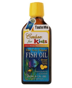Dầu cá Carlson for kids vị chanh