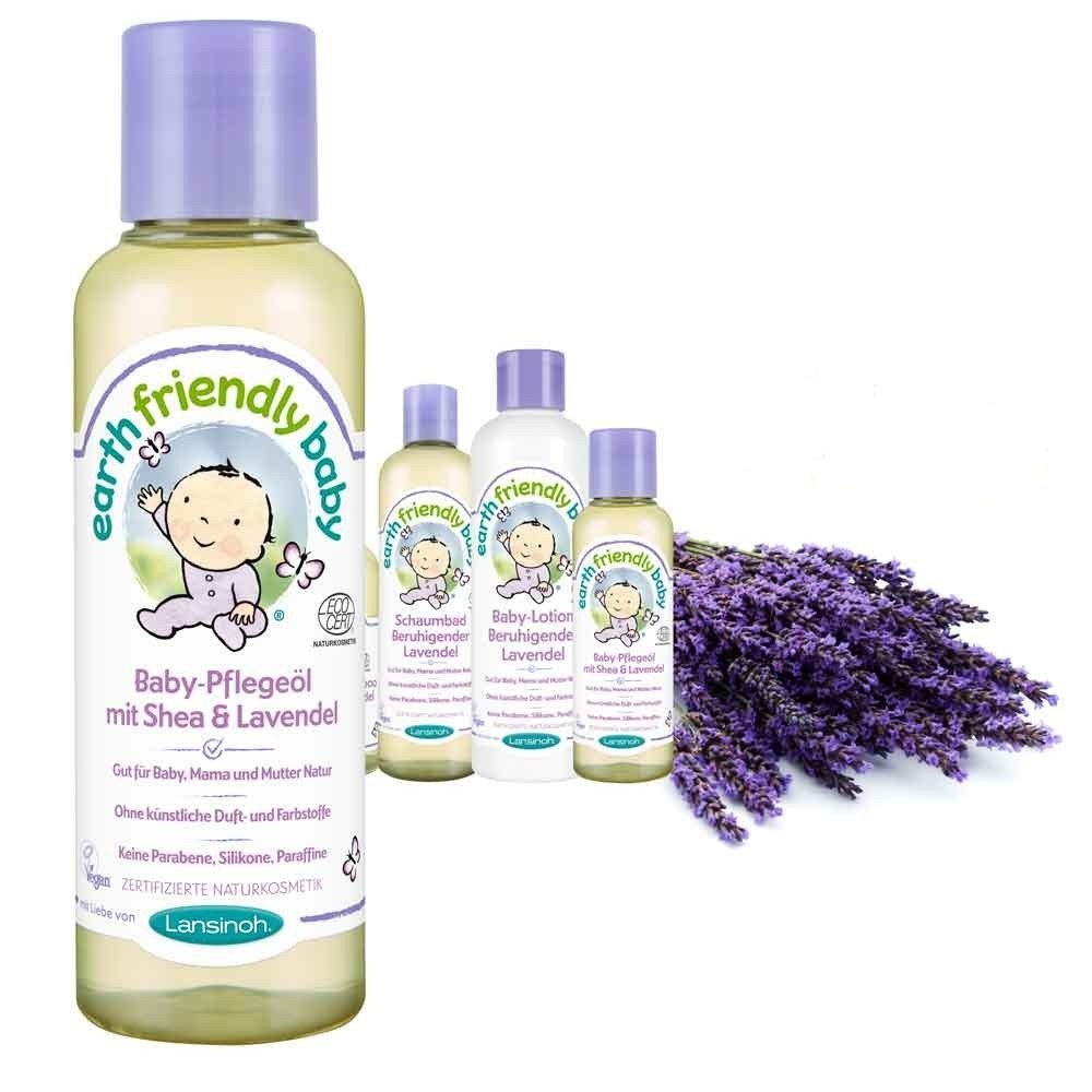 Dầu chăm sóc toàn thân cho bé Lansinoh 82213 Baby-Pflegeöl mit Shea & Lavendel, Natur- und Biokosmetik