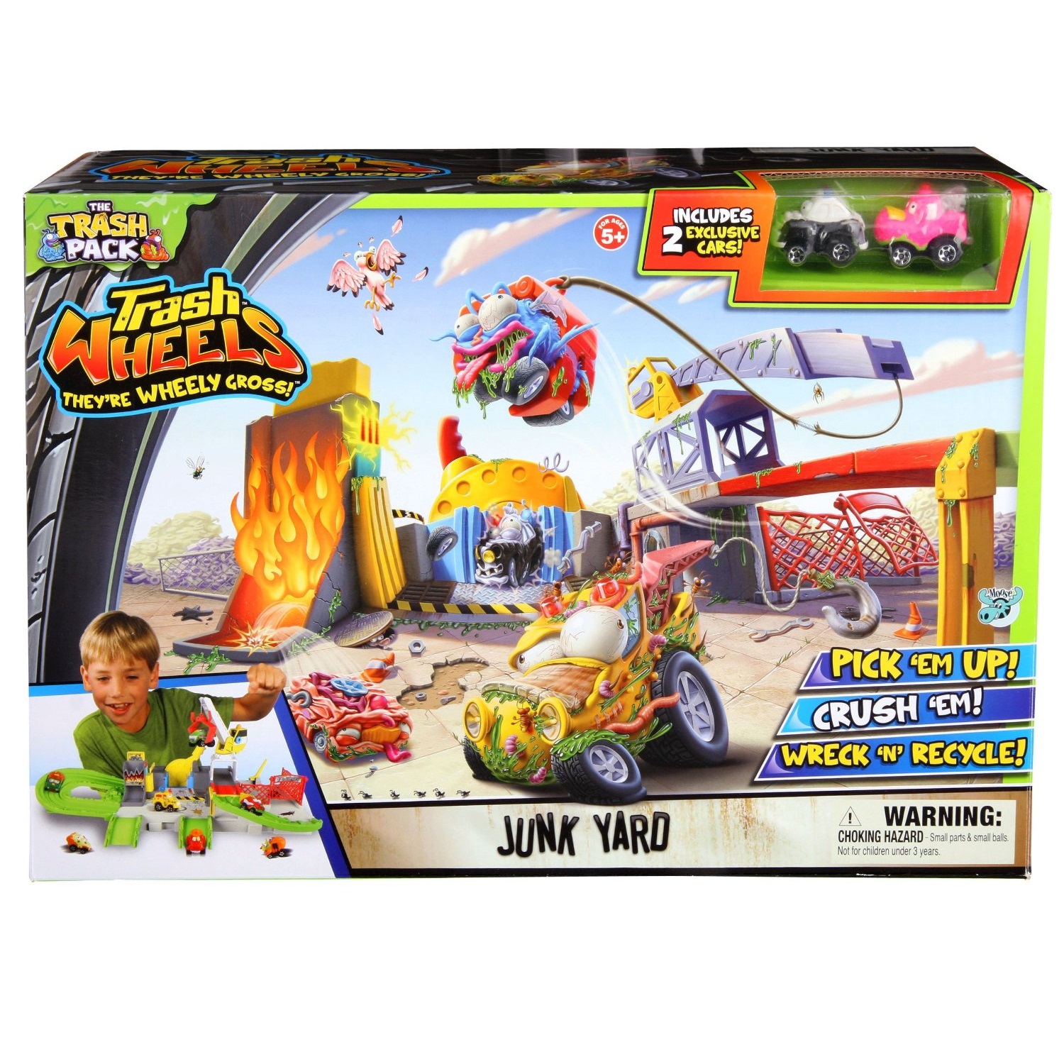 Đồ chơi mô hình Trash Wheels Junk Yard Playset
