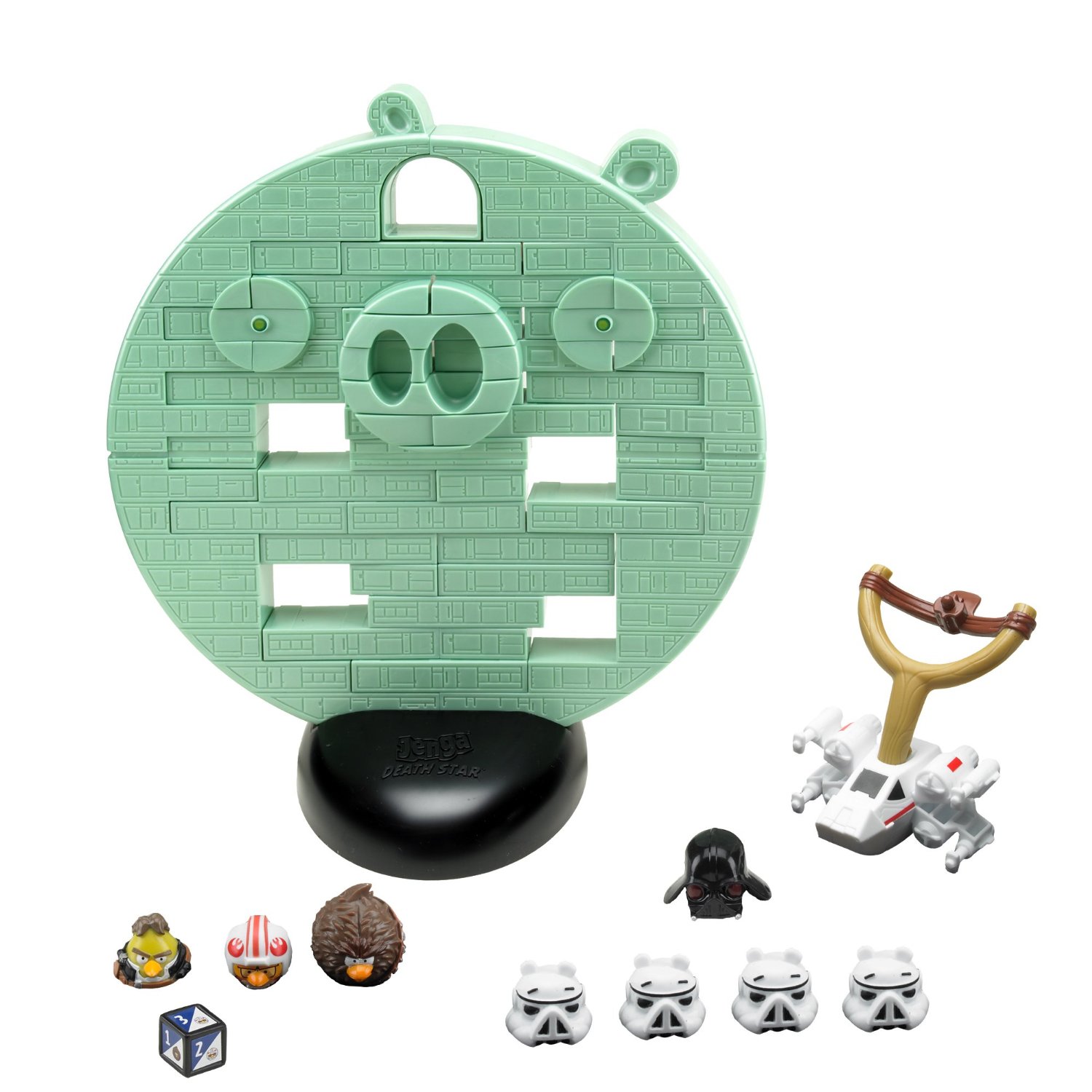 Đồ chơi xếp hình Angry Birds Star Wars Fighter Pods Jenga Death Star