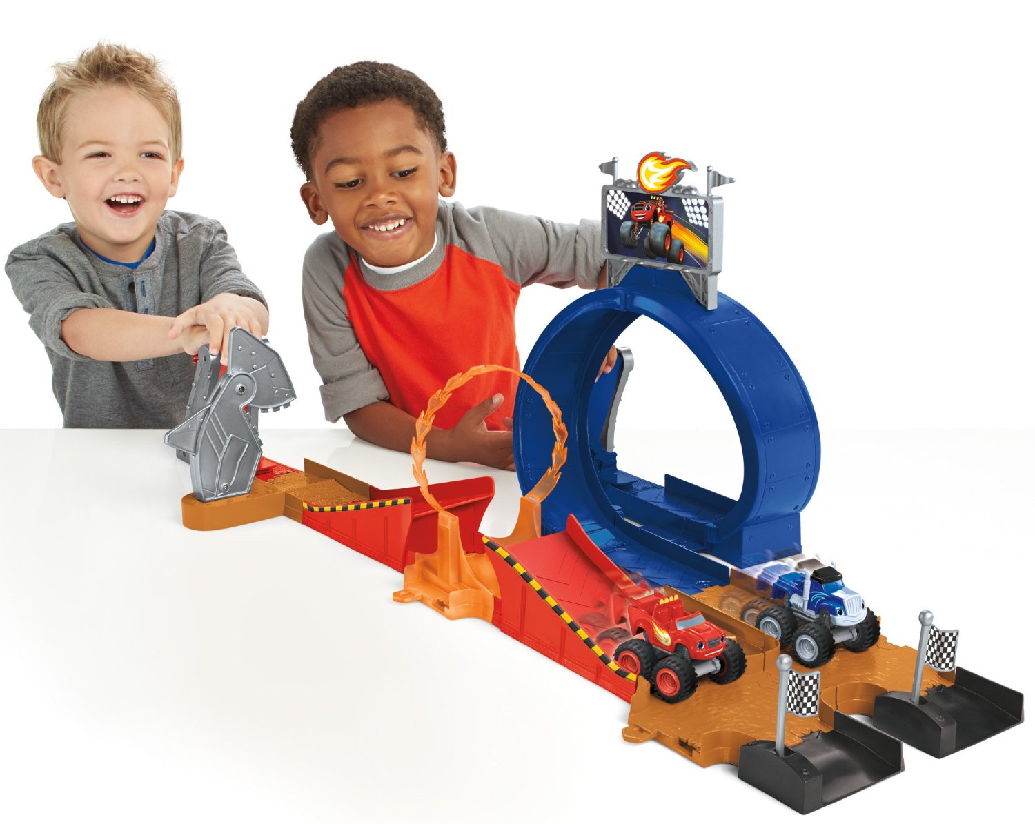 Đường đua ô tô mạo hiểm Fisher-Price Nickelodeon Blaze and the Monster Machines Monster Dome Playset