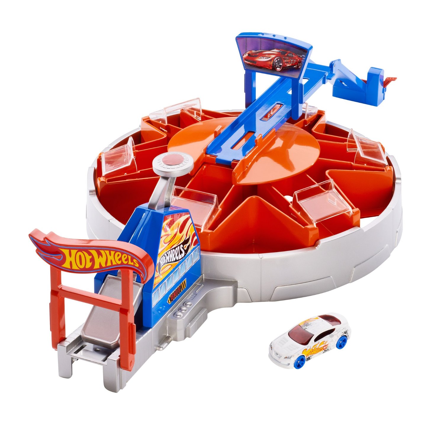 Gara đỗ xe thành phố Hot Wheels Driver in - blast out