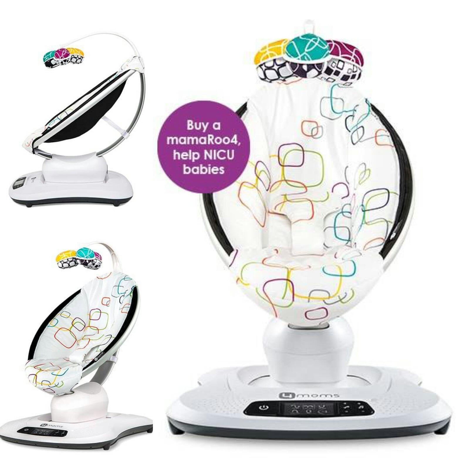 Ghế ru ngủ cho bé Mamaroo 4moms