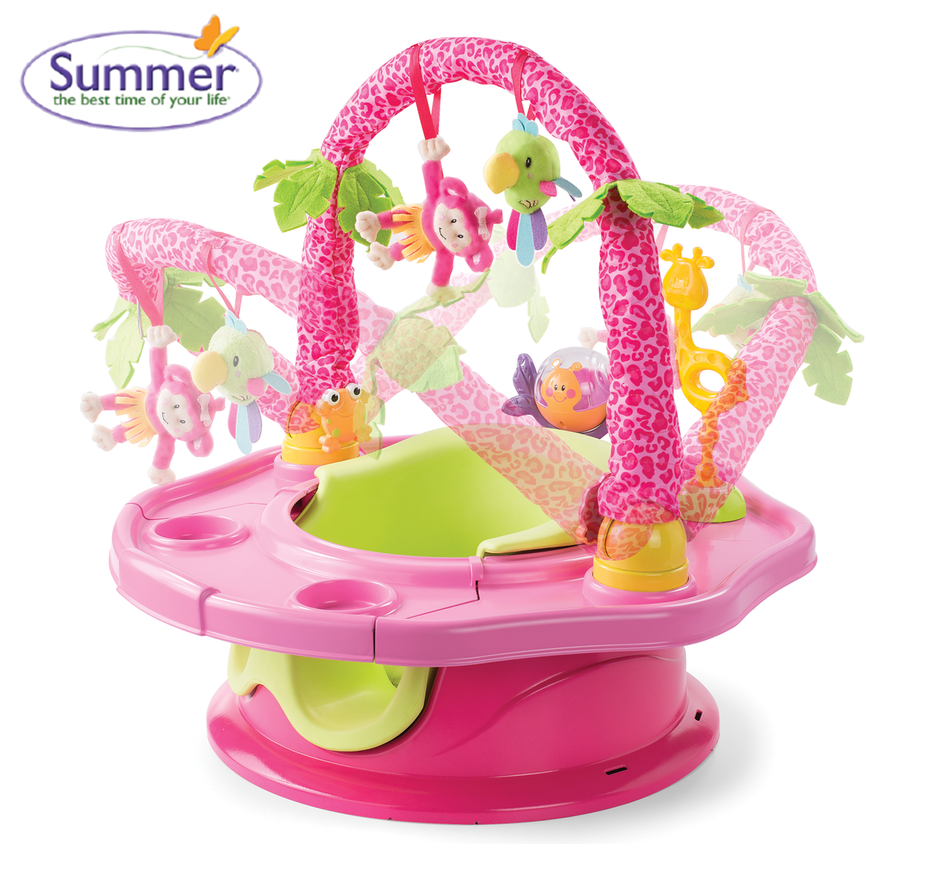 Ghế tập ngồi 3 giai đoạn có thanh đồ chơi (Hồng) Summer Infant(SM13305)