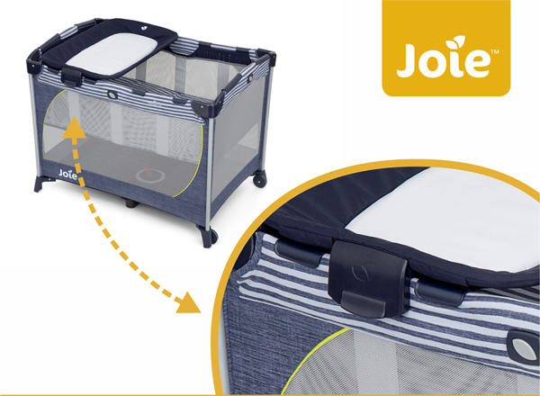 Giường cũi Commuter Change Denim dành cho trẻ em