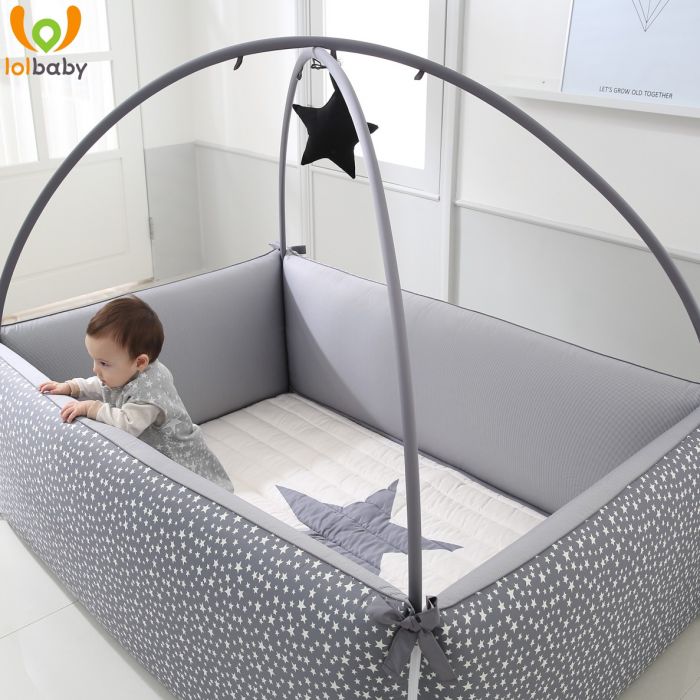 Giường sợi tre Bumper Big Star LolBaby