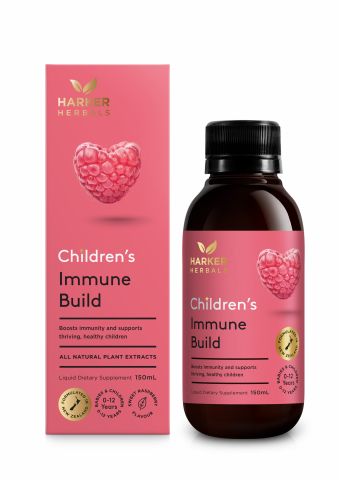 SIRO TĂNG ĐỀ KHÁNG MOCHI HỒNG-Harker Herbals Children Immune Build -