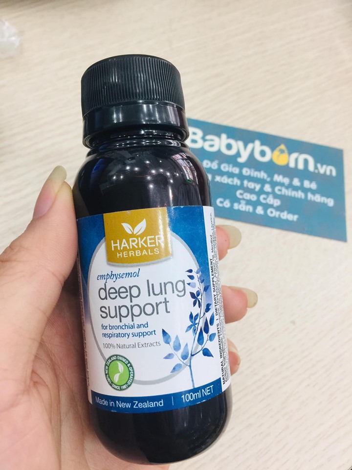 Harker Herbals Deep Lung Support - Thuốc bổ hô hấp