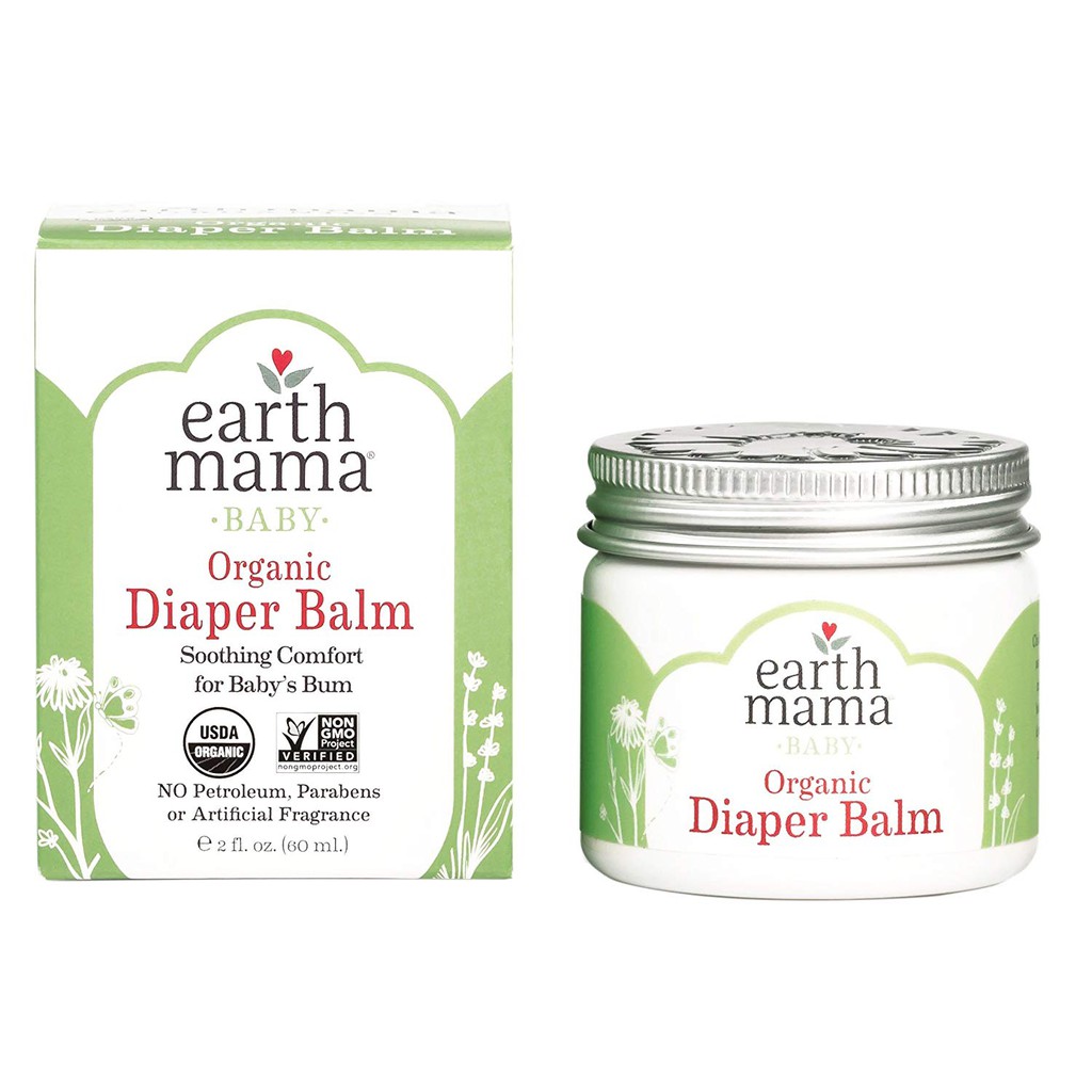 Kem chống hăm tã Earth Mama Angel Baby, Bottom Balm 60ml