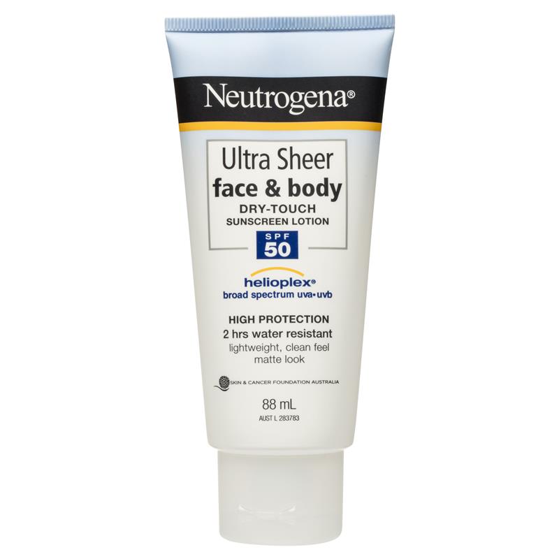 Kem chống nắng Neutrogena Ultra Sheer Face & Body Lotion SPF50+ 88mL