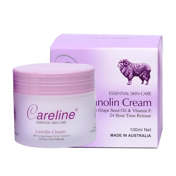 Kem Dưỡng Ẩm Cừu Tím Lanolin Cream Careline