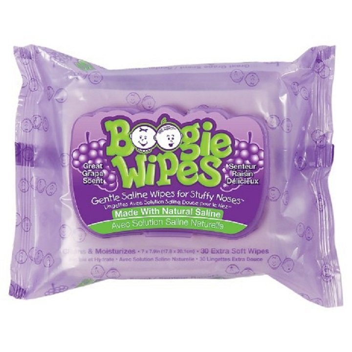 Khăn lau nước mũi, sổ mũi Boogie Wipes