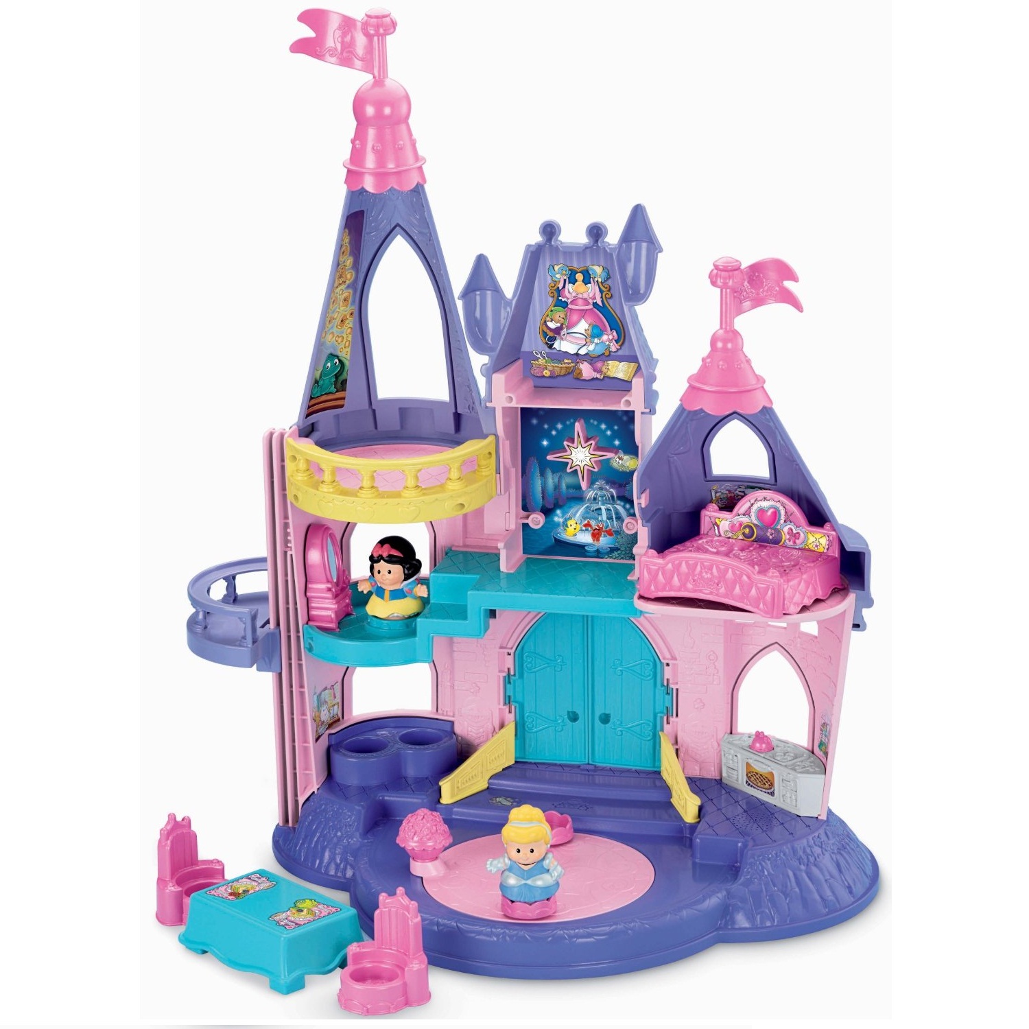 Lâu đài Fisher-Price Little People Disney Princess Songs Palace