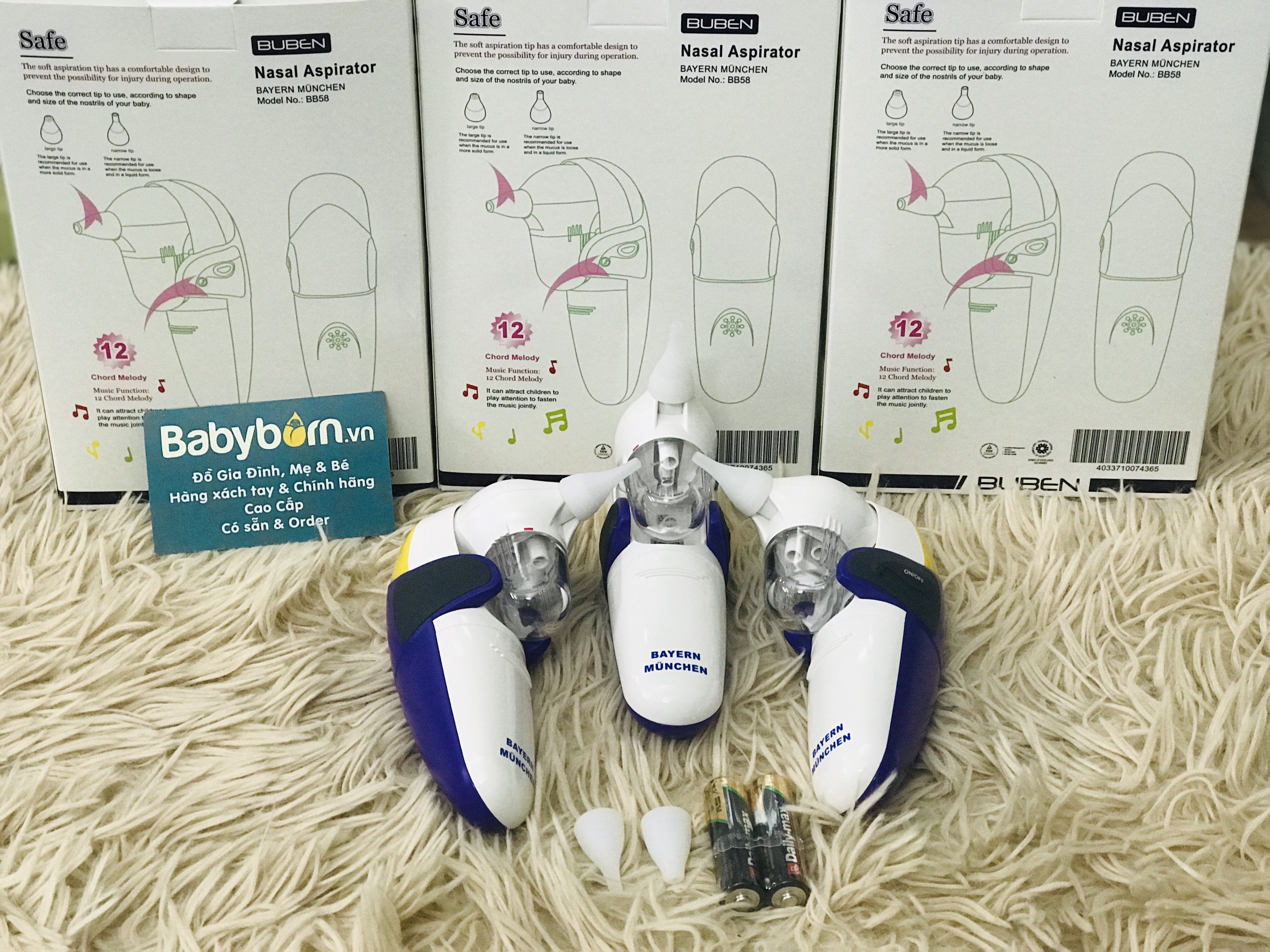 Máy hút mũi cho trẻ em Buben