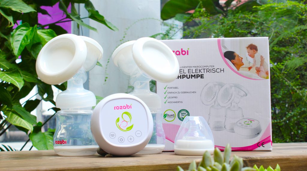 Máy hút sữa điện đôi Rozabi Basic