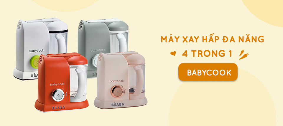 Máy xay hấp đa năng 4 trong 1 Babycook cho bé Béaba