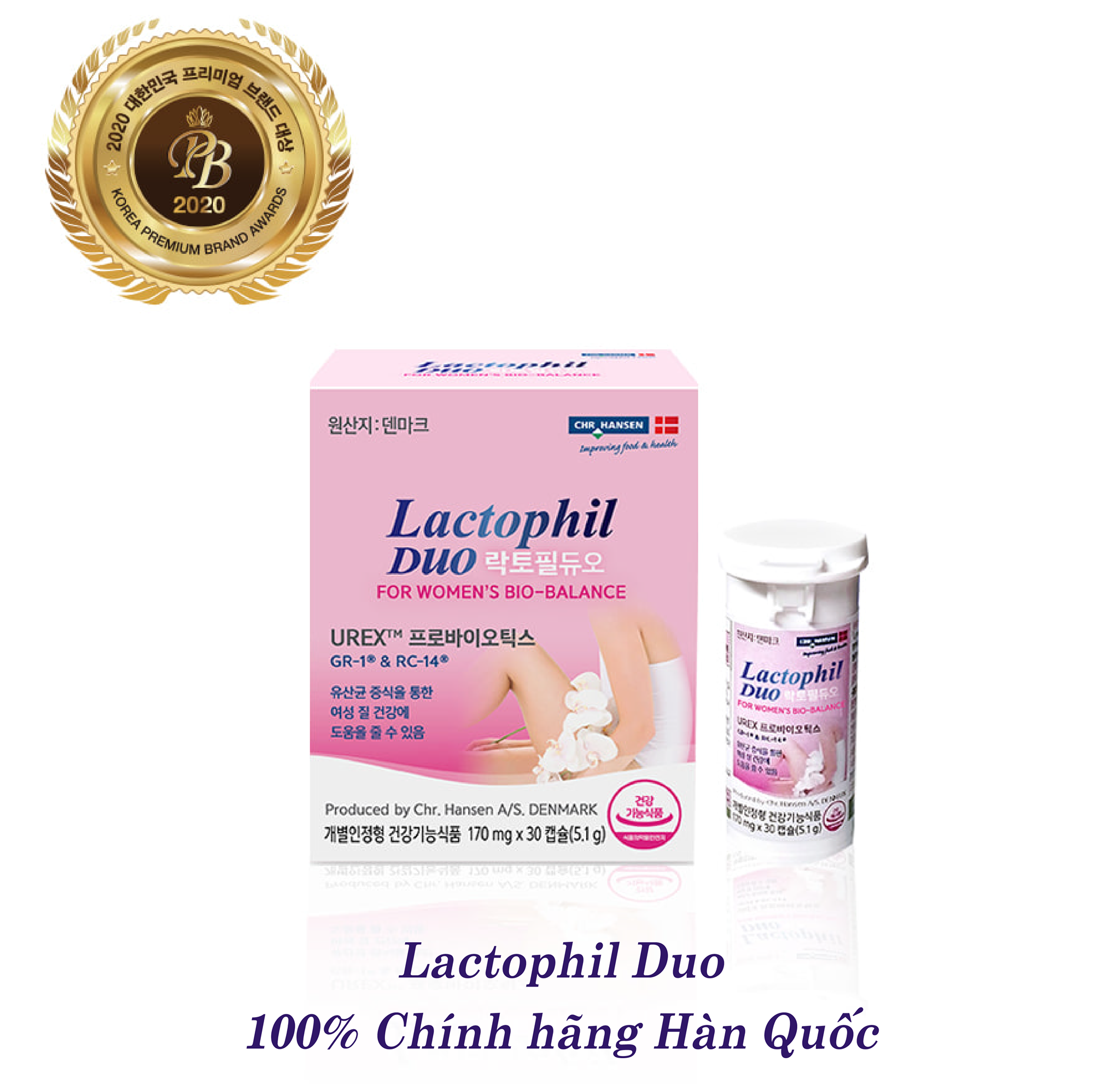 Men phụ khoa Lactophil DUO