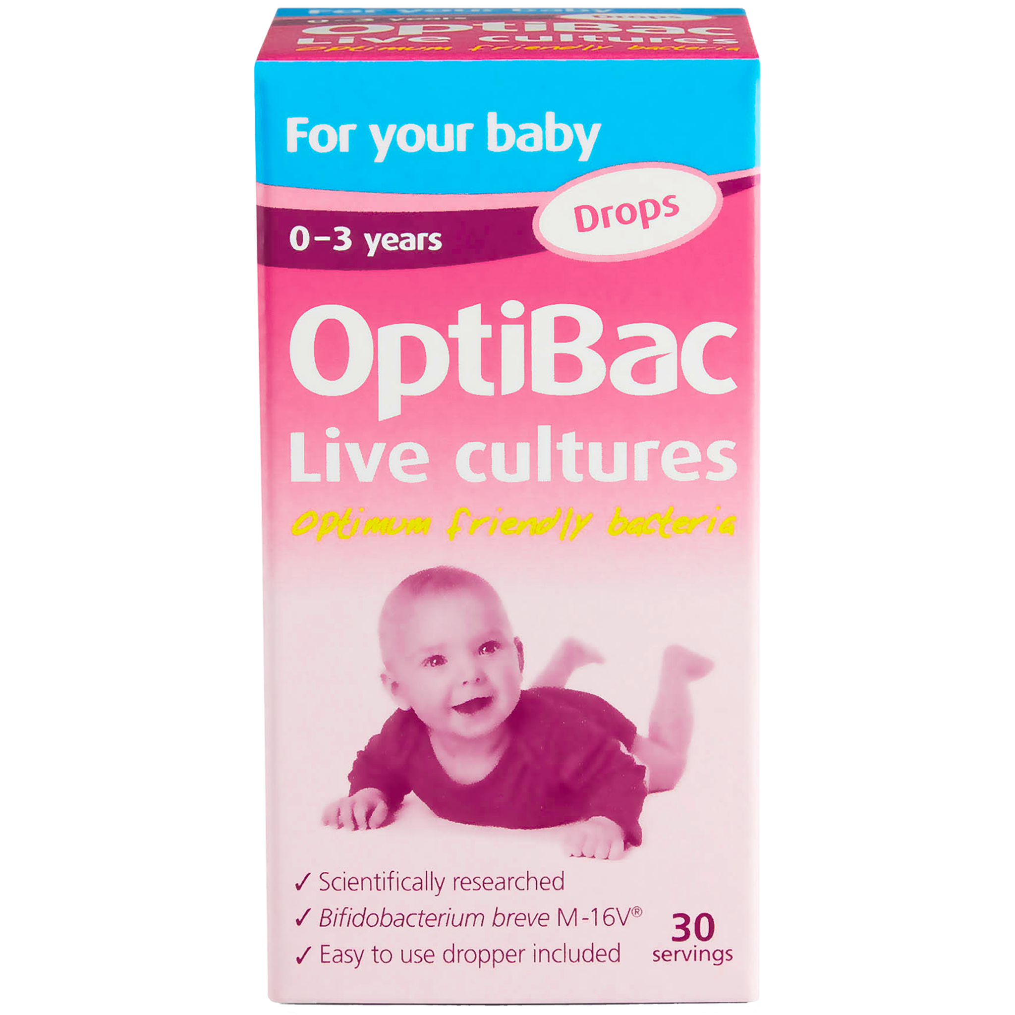 Men Vi  Sinh Optibac Probiotics Hồng - Anh