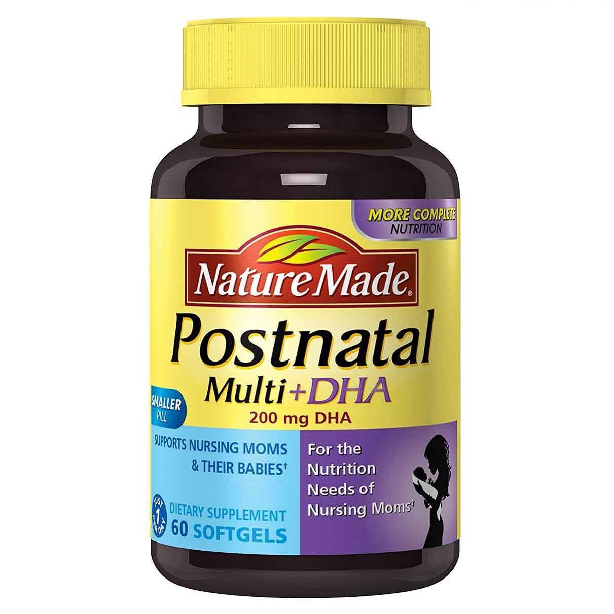 Nature Made Postnatal Multi DHA – Giúp Mẹ phục hồi cơ thể nhanh chóng sau sinh