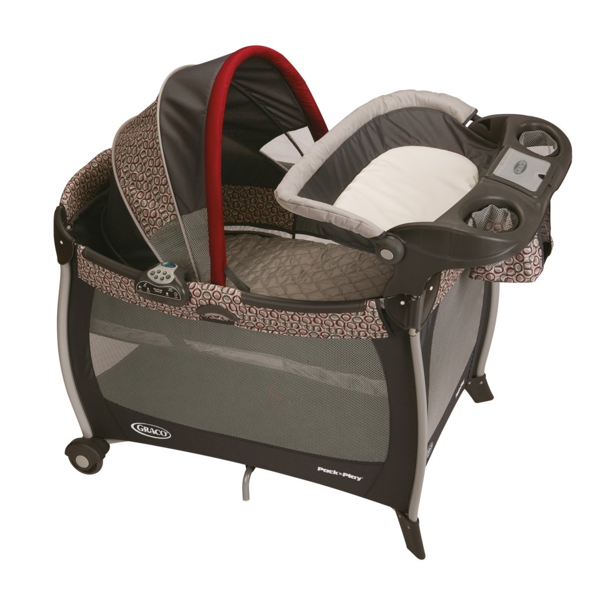 Nôi ngủ đa năng Graco Silhouette Pack 'N Play Playard with Bassinet and Changer
