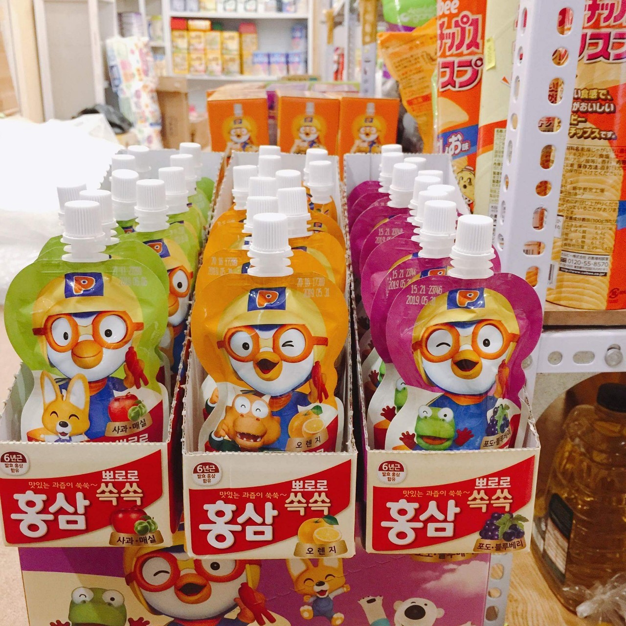 Nước hồng sâm Pororo Hàn Quốc