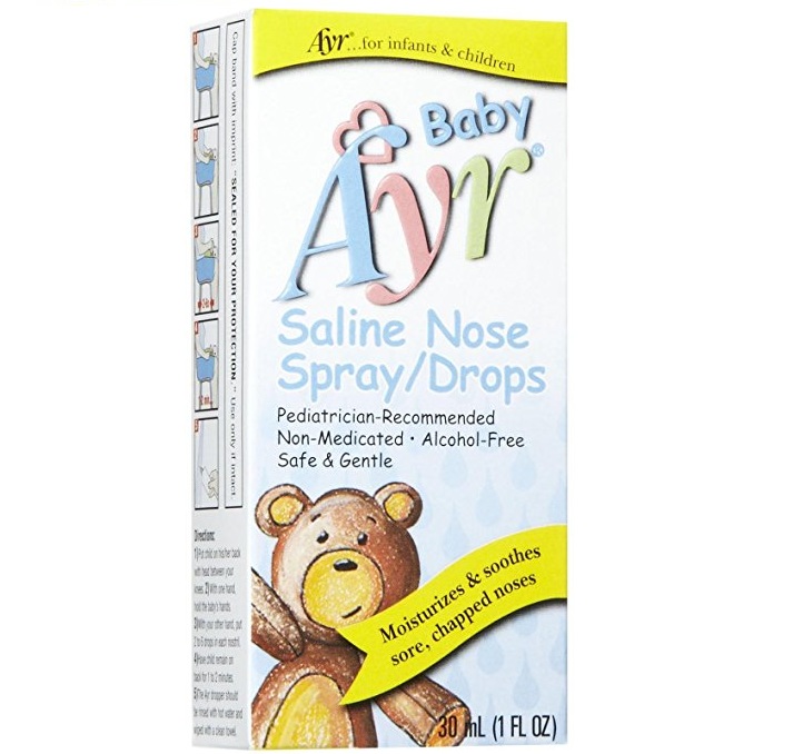 Nước muối vô trùng, làm sạch mũi cho bé Ayr Baby