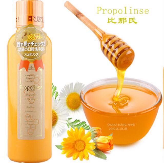 Nước súc miệng vàng Propolinse Nhật Bản